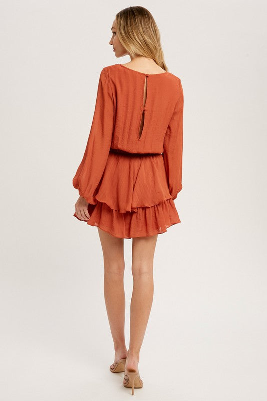 DD 1261 - Tiered Flounce Romper