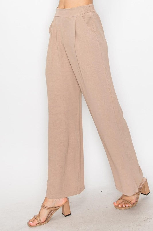 P 797 - Wide Leg Pants with Side Pocket