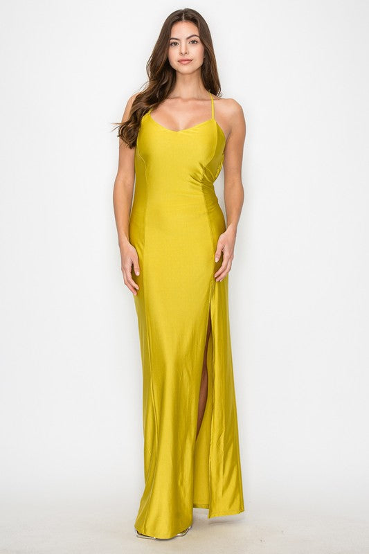 DD 1325 - Cowl Back Cami Dress