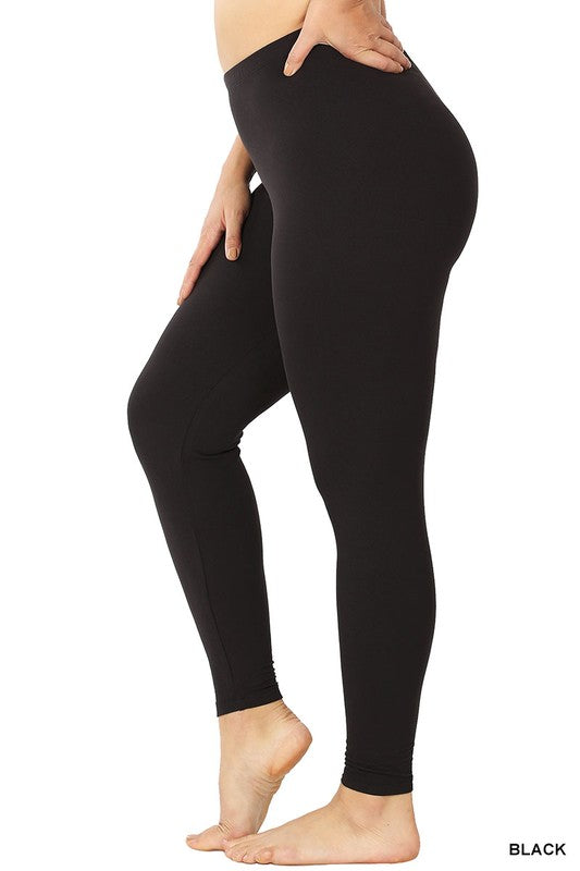 PS 004 - Plus Size Microfiber Leggings