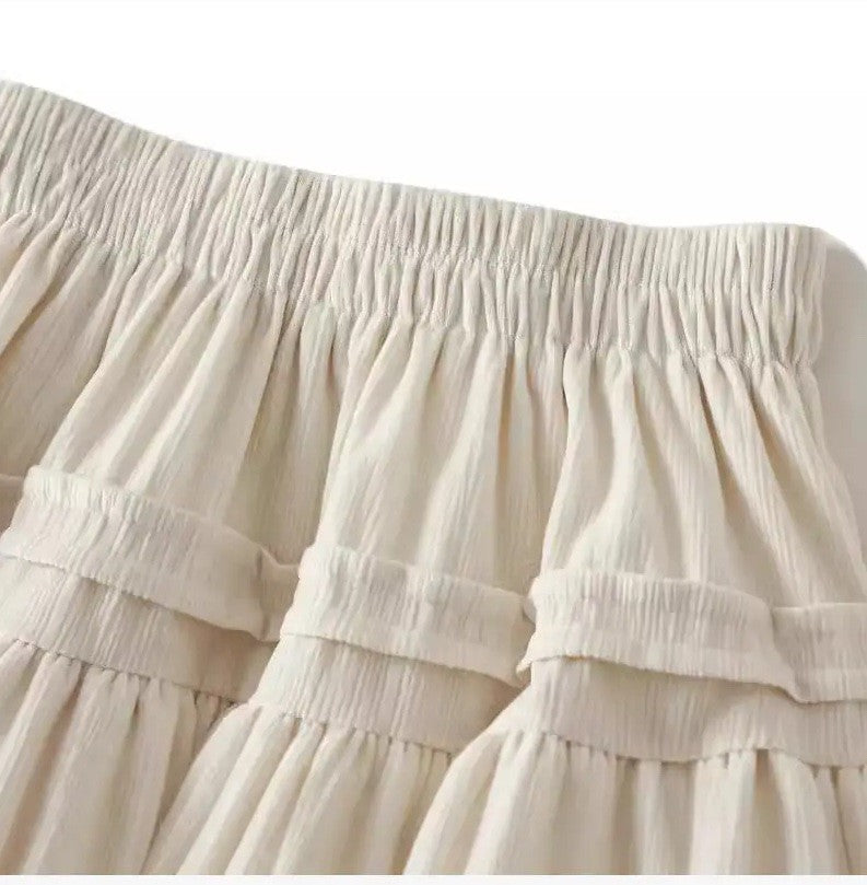 SKT 1054 - Ruffle Mini Skirt