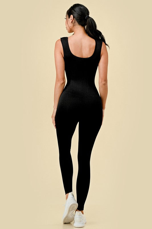 JS 126 - Square Neck Jumpsuit