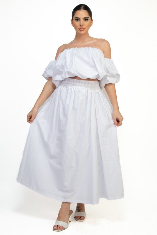 SKT 991 - High Rise Maxi Skirt