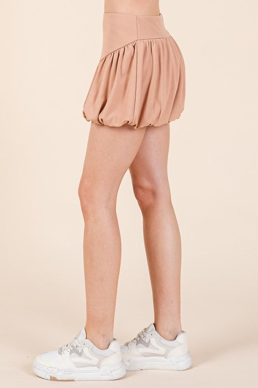 SKT 978 - High Waist Mini Balloon Skirt