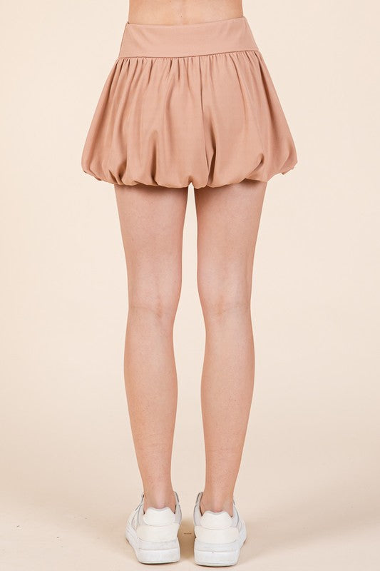 SKT 978 - High Waist Mini Balloon Skirt