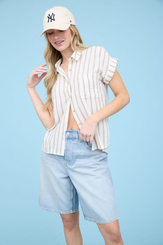 CT 2813 - Short Sleeve Button Down Shirt
