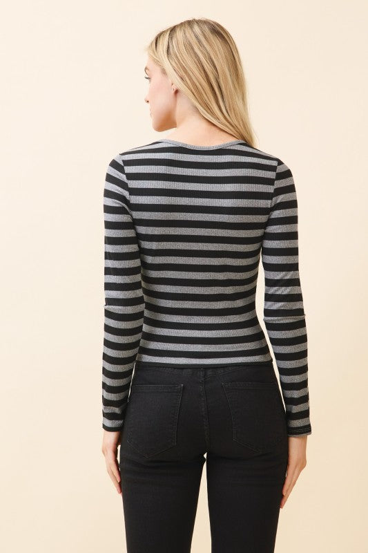 CT 2784 - Envelope Long Sleeve Top