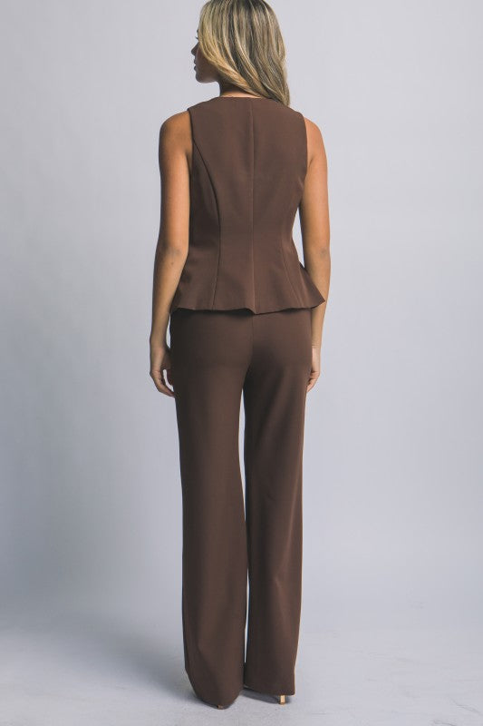 SET 017 - Wide Leg Trouser Pants