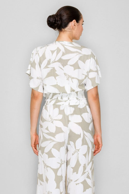 SET 028 - Elastic Wrap Crop Top