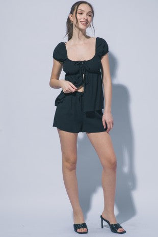 SHT 191 - Elastic Drawstring Shorts
