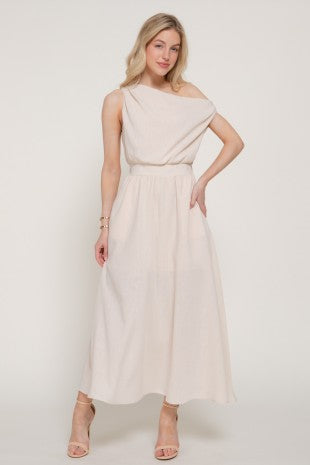 LD 641 - Asymmetrical A-Line Dress