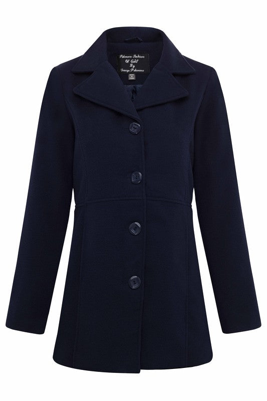 JCT 021 - Singe Breasted Peacoat