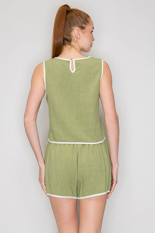 SET 075 - Contrast Detail Skort