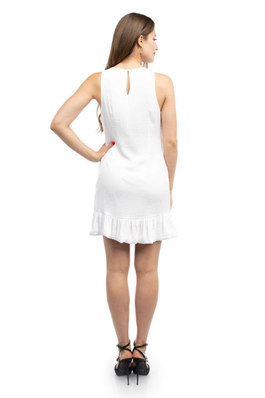 CD 3715 - Sleeveless Bubble Hem Dress