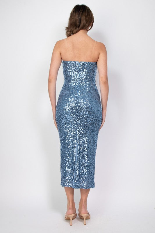 DD 1332 - Sequin Bodycon Tube Dress