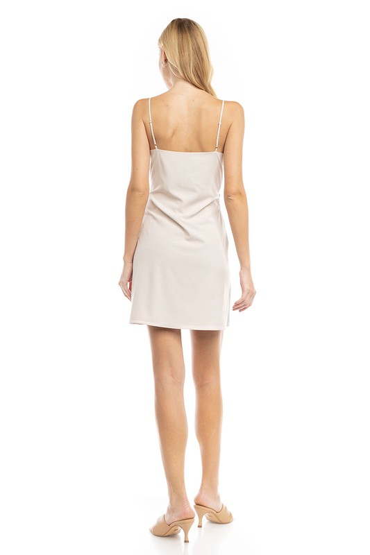DD 1366 - Side Tie Mini Dress