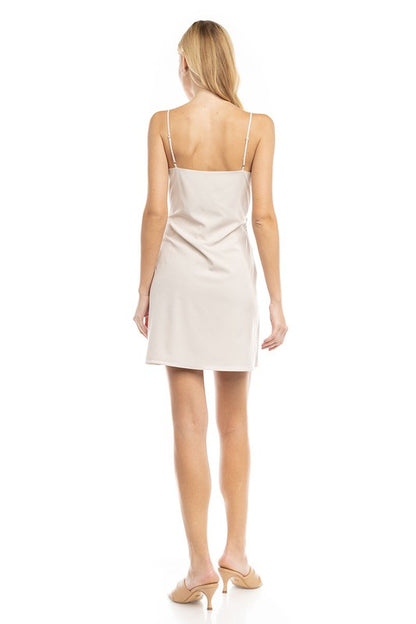 DD 1366 - Side Tie Mini Dress