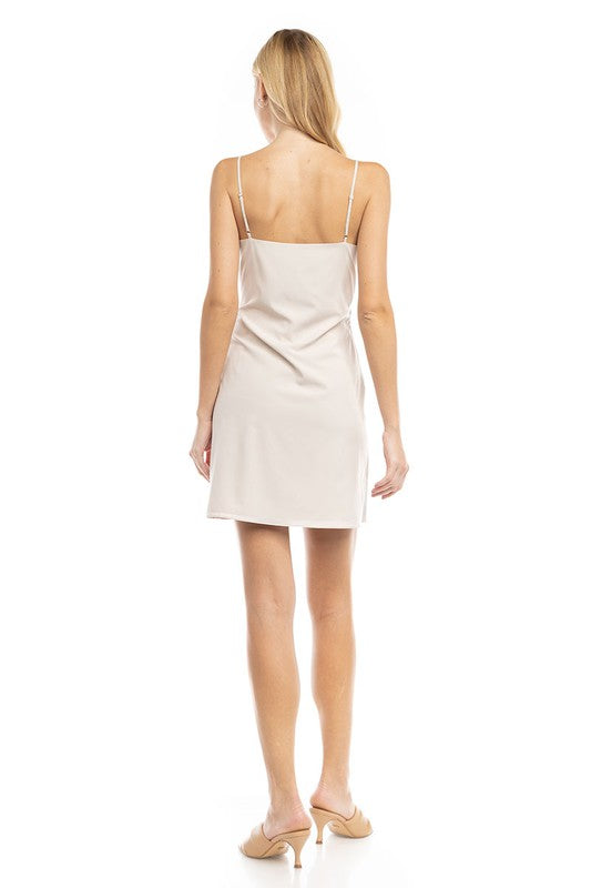 DD 1366 - Side Tie Mini Dress
