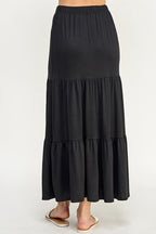 SKT 977 - Tiered Midaxi Skirt