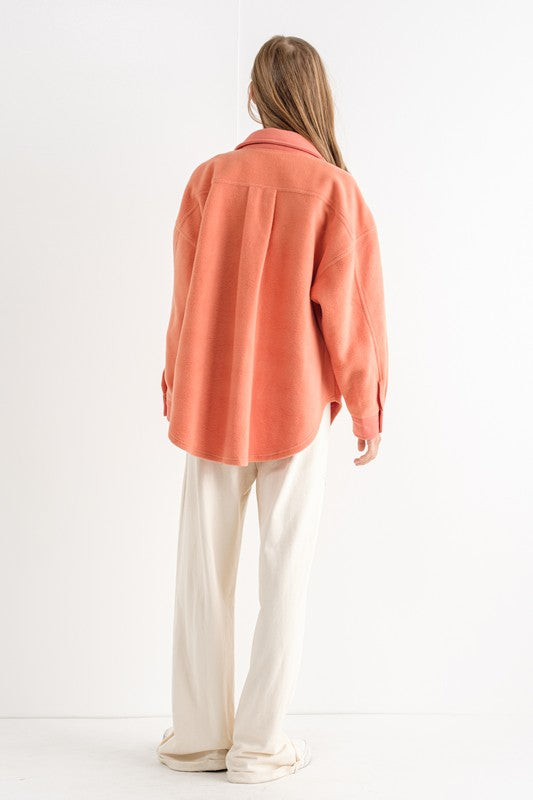 JCT 005 - Fleece Shirt Jacket