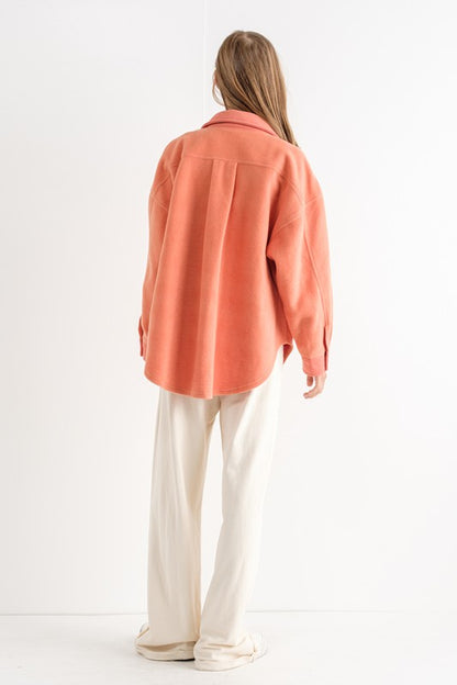 JCT 005 - Fleece Shirt Jacket