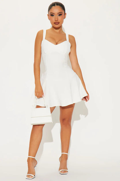 DD 1370 - Flared Corset Mini Dress