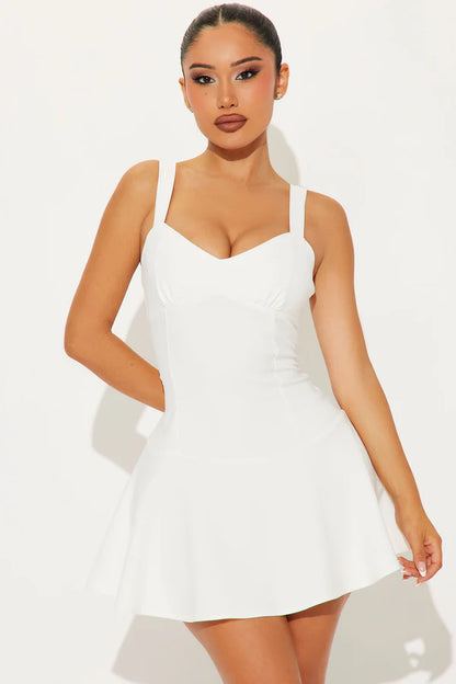 DD 1370 - Flared Corset Mini Dress