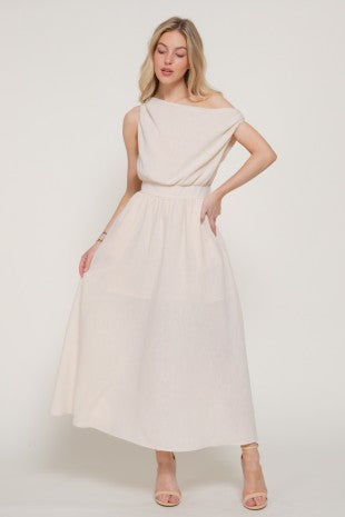 LD 641 - Asymmetrical A-Line Dress