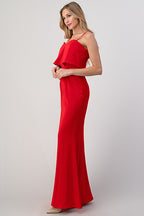 LD 568 - Sleeveless Maxi Dress with Straps