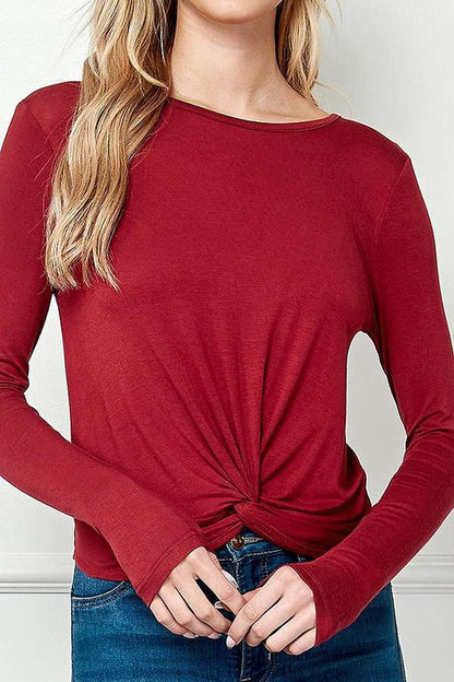 CT 2779 - Long Sleeve Twist Top