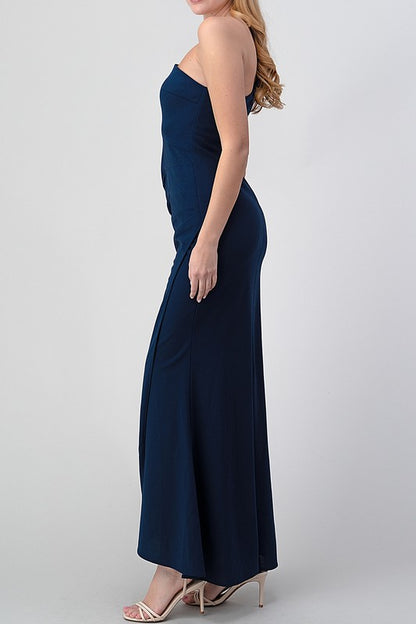 LD 566 - SIngle Shoulder Maxi Dress