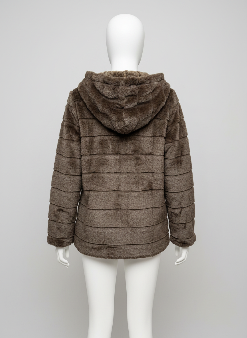 JCT 025 - Button Down Fur Coat