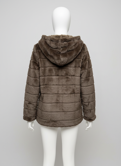 JCT 025 - Button Down Fur Coat