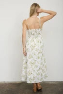 DD 1446 - Floral Front Tie Corset Dress