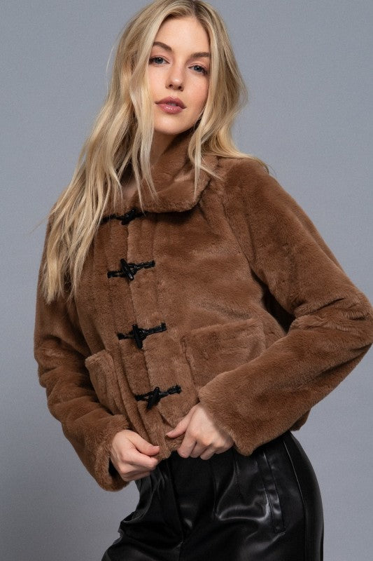 JCT 022 - Fur Duffle Jacket