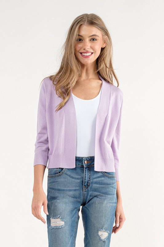 SWT 032 - Open Bolero Cardigan