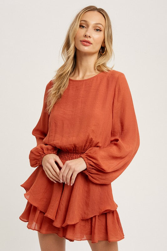 DD 1261 - Tiered Flounce Romper