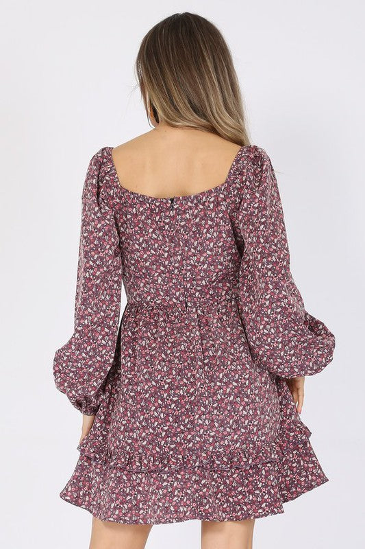 CD 3700 - Floral Print Dress