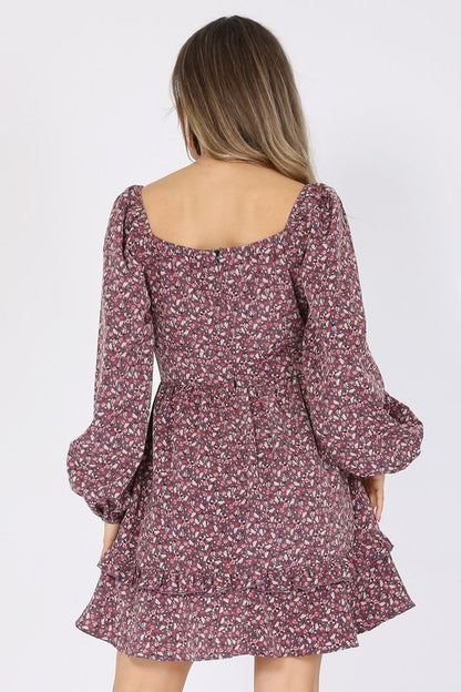 CD 3700 - Floral Print Dress