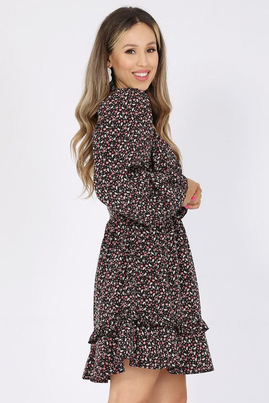 CD 3700 - Floral Print Dress