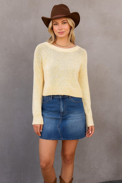 SWT 014 - Speckled Knit Sweater