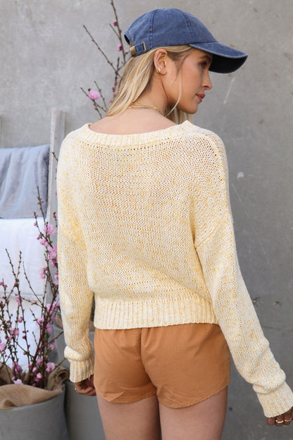 SWT 014 - Speckled Knit Sweater