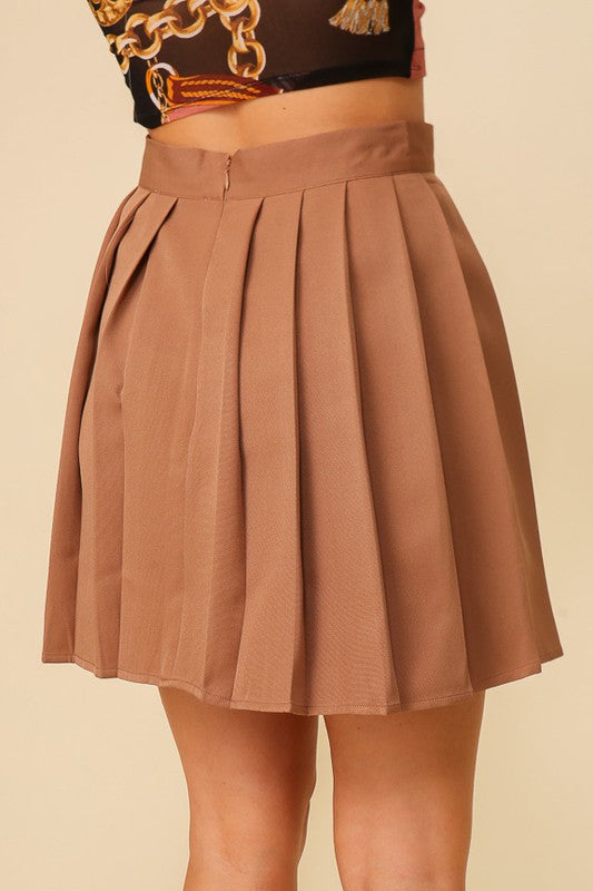 SKT 965 - Pleated Tennis Skirt