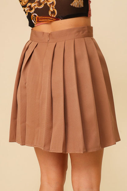 SKT 965 - Pleated Tennis Skirt