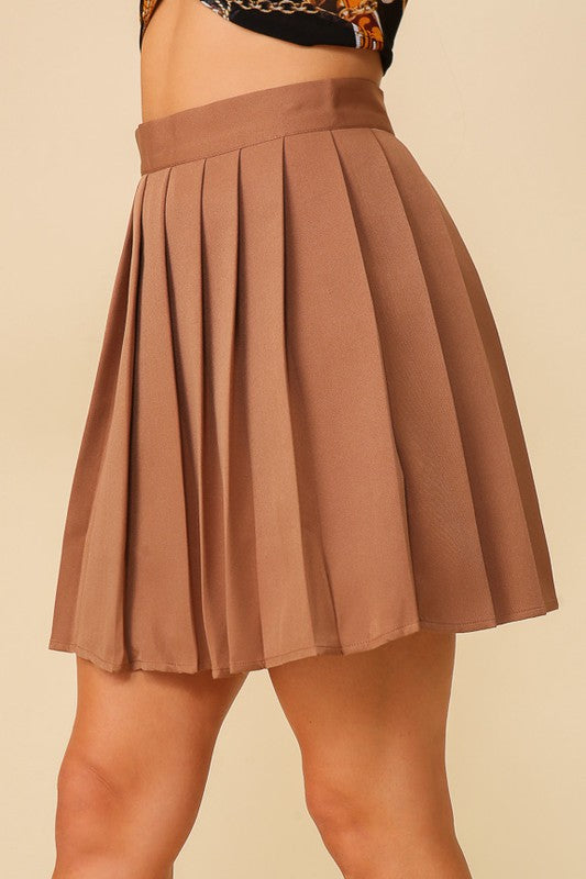 SKT 965 - Pleated Tennis Skirt