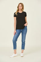 P 776 - High Rise Girlfriend Jeans