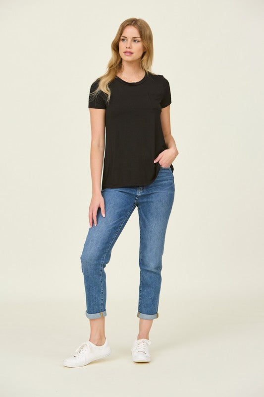 P 776 - High Rise Girlfriend Jeans