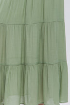 SKT 1046 - Smocked Maxi Skirt
