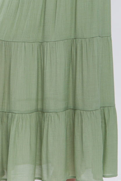 SKT 1046 - Smocked Maxi Skirt
