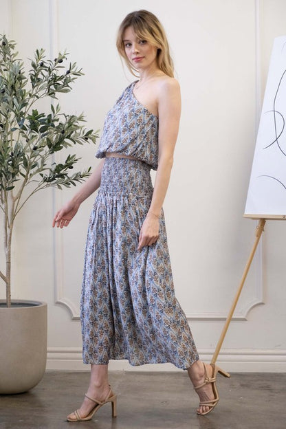 DT 1660 - One Shoulder Bubble Hem Top